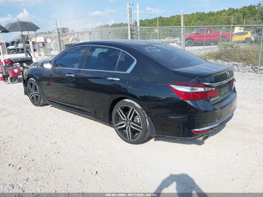 Vin: 1hgcr2e1xha207146, lot: 46610525, honda accord sport se 20173