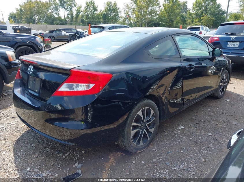 Vin: 2hgfg3b81dh518597, lot: 46610543, honda civic ex 20134