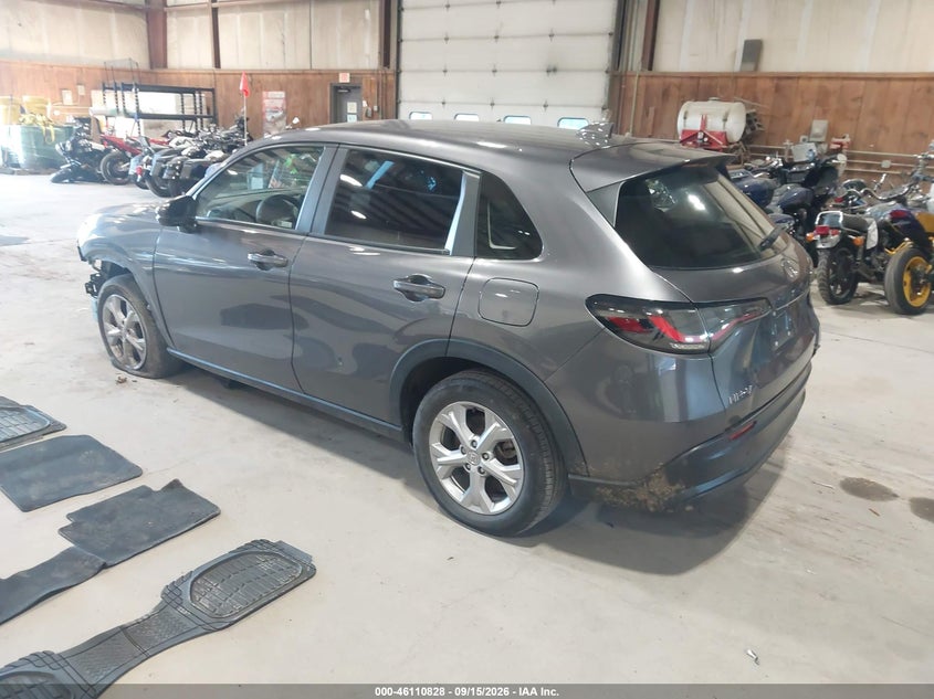 Vin: 3czrz2h3xpm707826, lot: 46610544, honda hr-v awd lx 20233