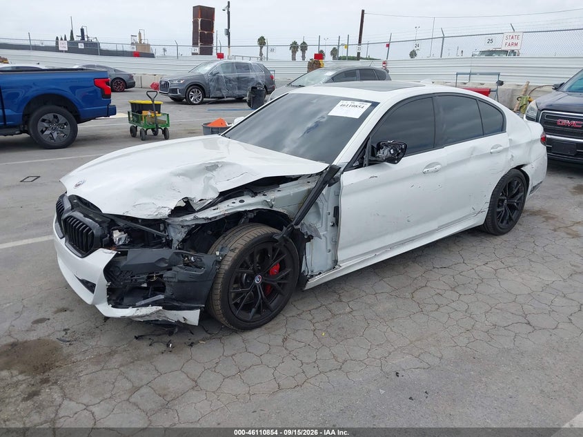 Vin: wba13bk03pcm40465, lot: 46610570, bmw m550 i xdrive 20232