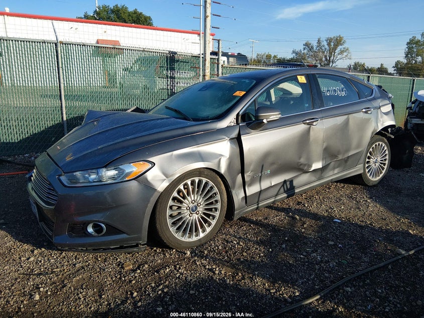 Vin: 3fa6p0ru5er148301, lot: 46610576, ford fusion hybrid titanium 20142