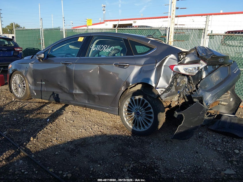 Vin: 3fa6p0ru5er148301, lot: 46610576, ford fusion hybrid titanium 20143