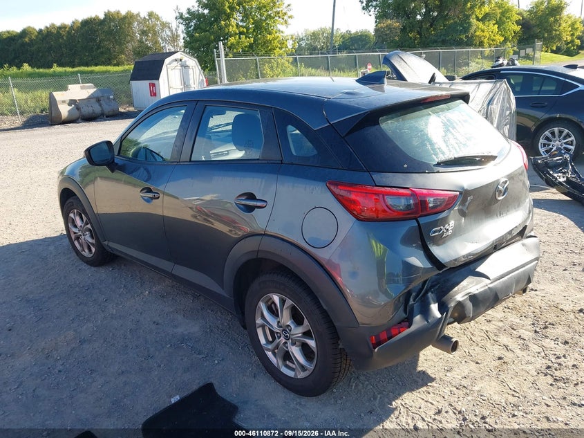 Vin: jm1dkfb73k0439852, lot: 46610588, mazda cx-3 sport 20193