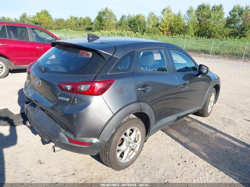 Vin: jm1dkfb73k0439852, lot: 46610588, mazda cx-3 sport 20194