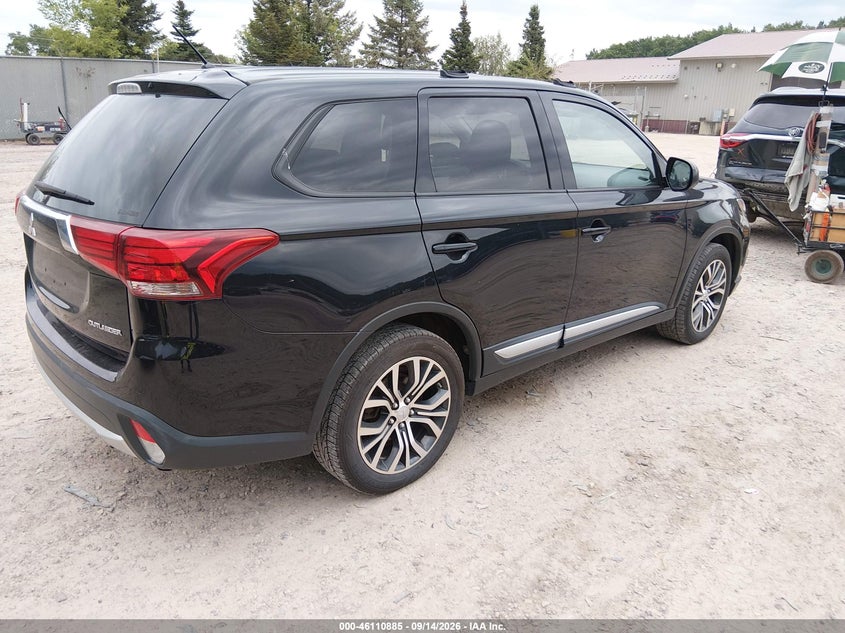Vin: ja4az3a36gz042743, lot: 46610601, mitsubishi outlander es 20164