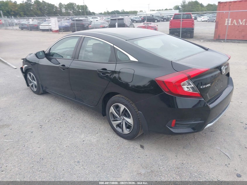 Vin: 2hgfc2f64lh594490, lot: 46610602, honda civic lx 20203