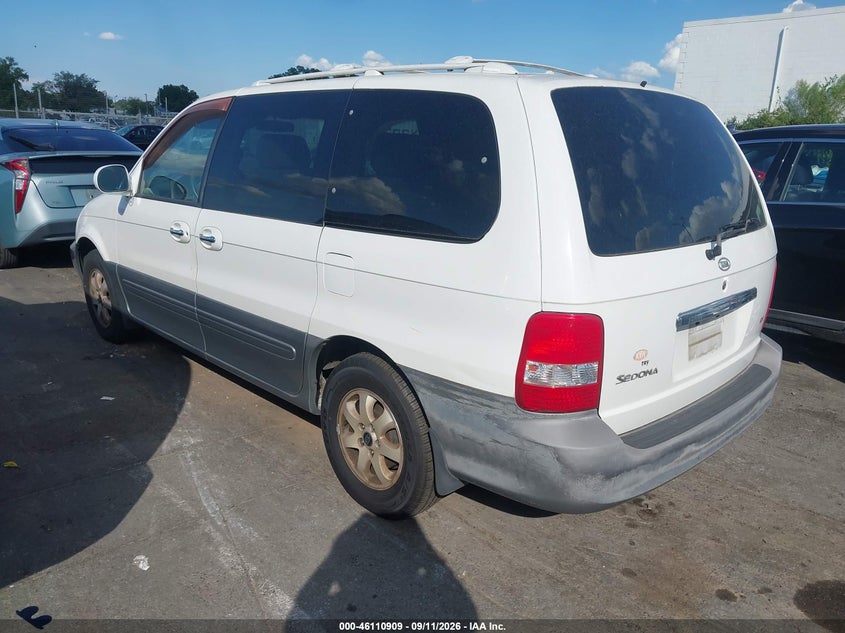 KIA SEDONA 2004 VIN KNDUP131446520597