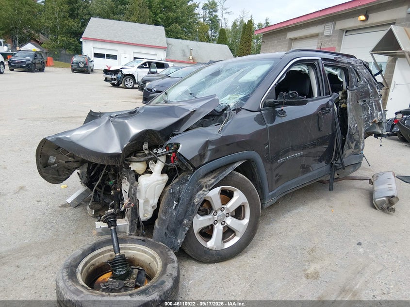 Vin: 3c4njdbb2jt168154, lot: 46610638, jeep compass latitude 4x4 20182