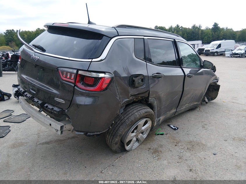 Vin: 3c4njdbb2jt168154, lot: 46610638, jeep compass latitude 4x4 20184