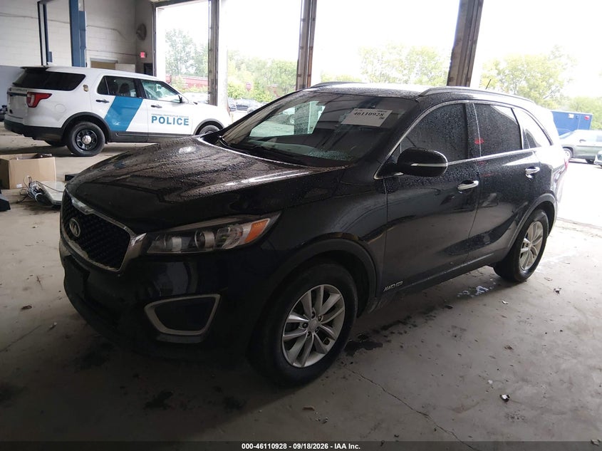 Vin: 5xypgda55jg391511, lot: 46610644, kia sorento 3.3l lx 20182