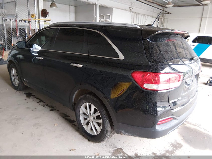 Vin: 5xypgda55jg391511, lot: 46610644, kia sorento 3.3l lx 20183