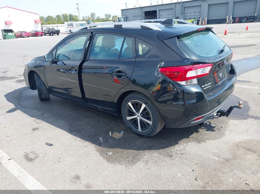 Vin: 4s3gtad64k3755373, lot: 46610655, subaru impreza 2.0i premium 20193