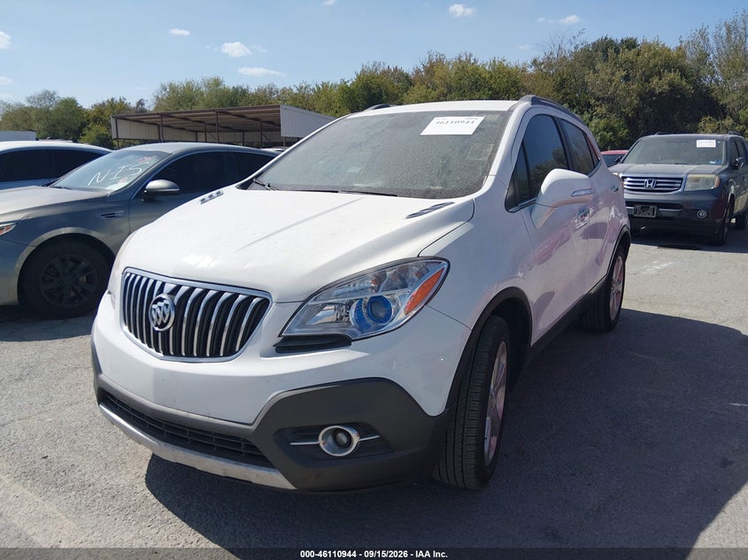 Vin: kl4cjbsbxgb592732, lot: 46610660, buick encore convenience 20162
