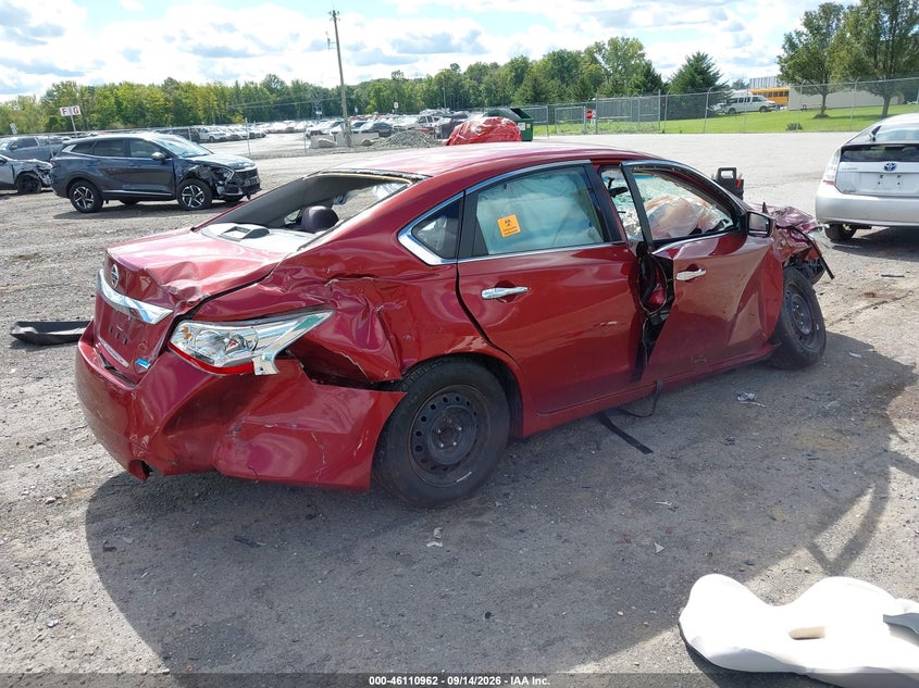 Vin: 1n4al3ap8dc137383, lot: 46610677, nissan altima 2.5 20134