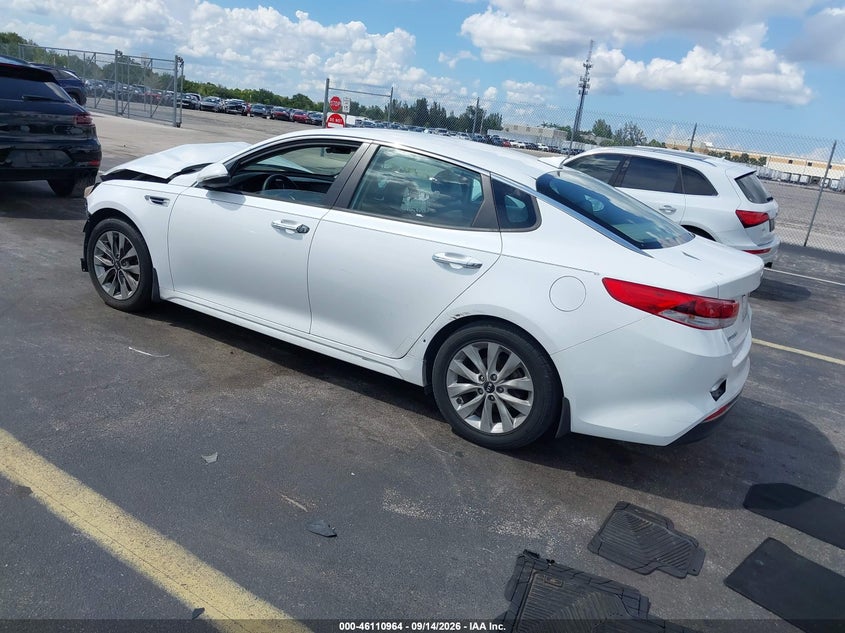 Vin: 5xxgt4l39jg253613, lot: 46610680, kia optima lx 20183