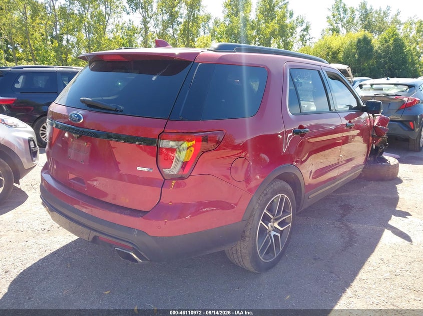 Vin: 1fm5k8gt5gga94565, lot: 46610687, ford explorer sport 20164