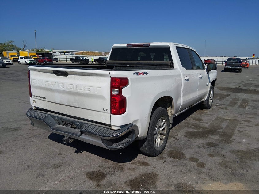 Vin: 3gcuydedxmg350217, lot: 46610719, chevrolet silverado 1500 4wd  short bed lt 20214