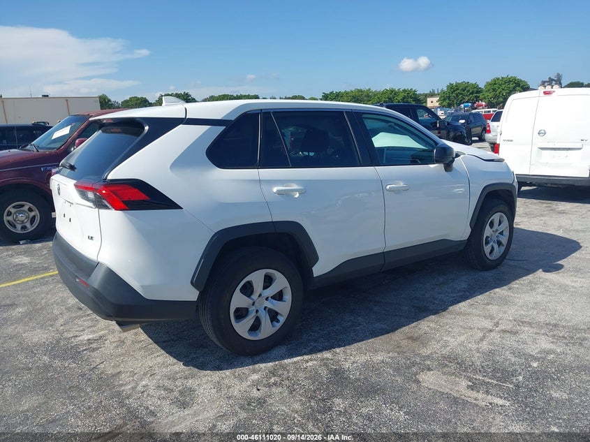 Vin: 2t3h1rfv9rc285735, lot: 46610736, toyota rav4 le 20244