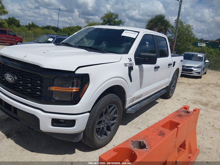 Vin: 1ftew2lpxske10708, lot: 46610744, ford f-150 stx 20252