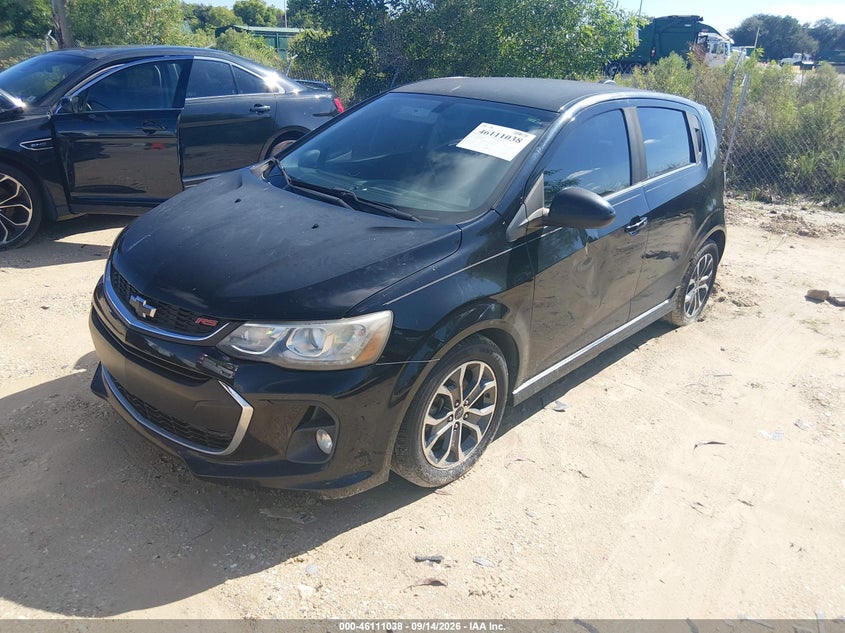 Vin: 1g1jd6sb2j4108617, lot: 46610754, chevrolet sonic lt auto 20182