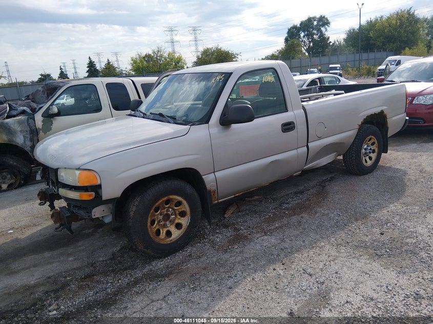 2006 GMC Sierra, Обычный износ, IAAI, VIN 1GTEC14V76E216321 — фото 2