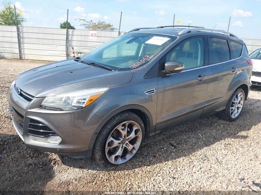 Vin: 1fmcu0j95euc89743, lot: 46610783, ford escape titanium 20142