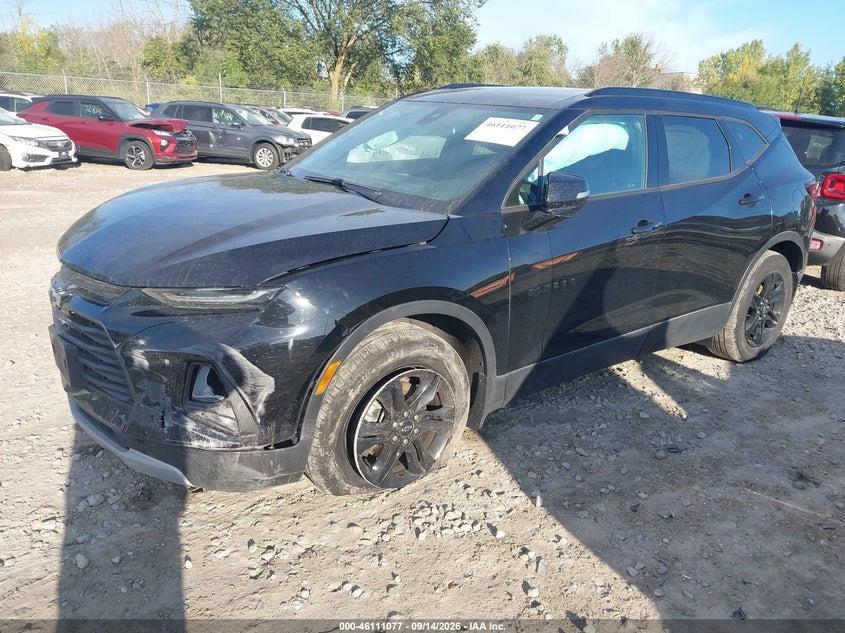 Vin: 3gnkbhrs2ms541966, lot: 46610793, chevrolet blazer awd 2lt 20212