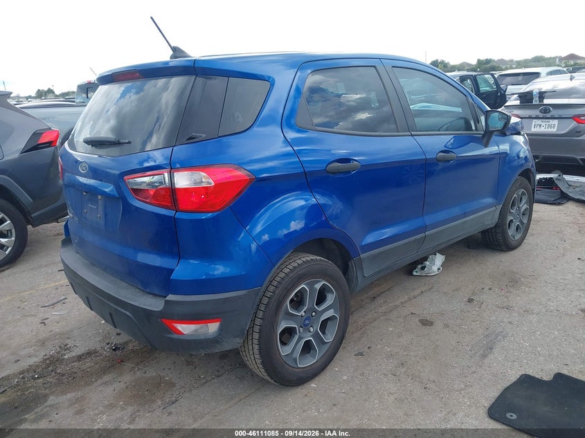 Vin: maj3s2fe3mc454176, lot: 46610801, ford ecosport s 20214