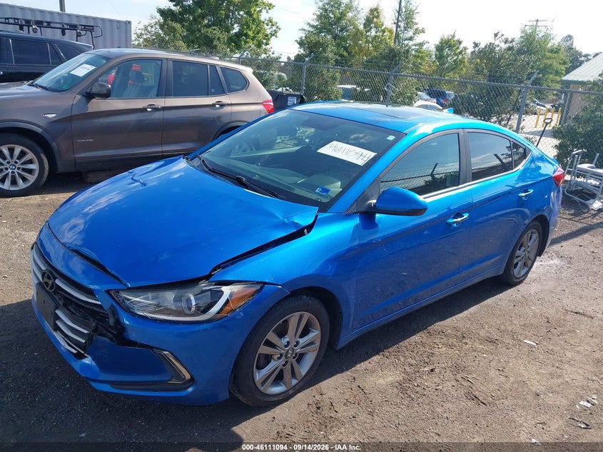 HYUNDAI ELANTRA 2017 VIN KMHD84LF8HU369108
