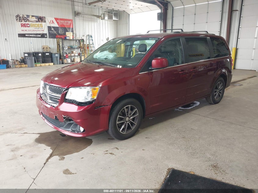 Vin: 2c4rdgcg1hr755012, lot: 46610817, dodge grand caravan sxt 20172