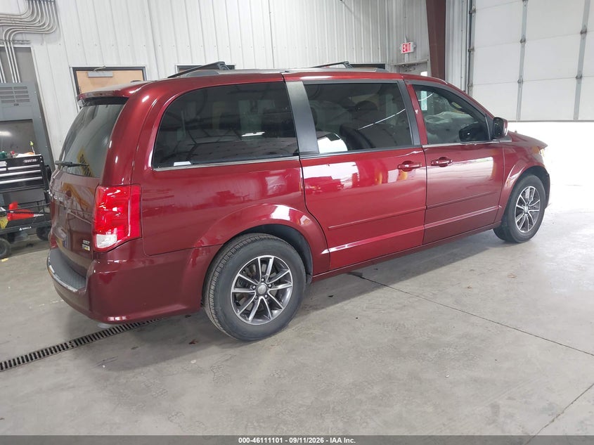 Vin: 2c4rdgcg1hr755012, lot: 46610817, dodge grand caravan sxt 20174