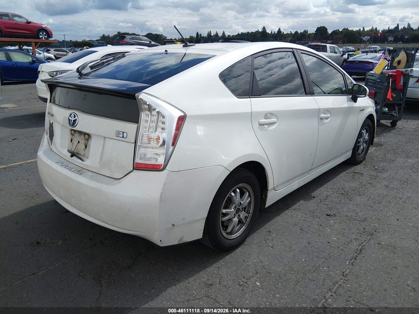 Vin: jtdkn3du8a0007577, lot: 46610834, toyota prius ii 20104
