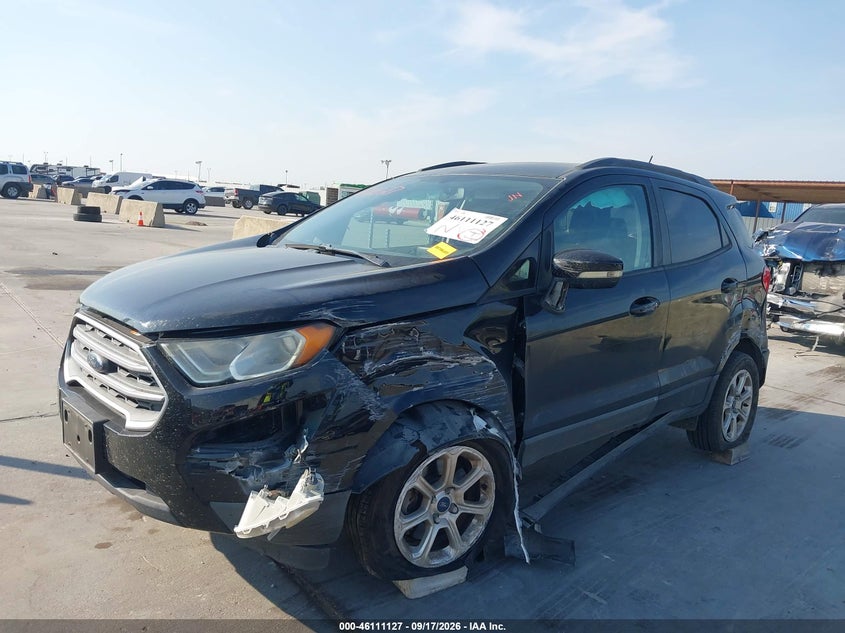 Vin: maj3p1te5jc169376, lot: 46610843, ford ecosport se 20182