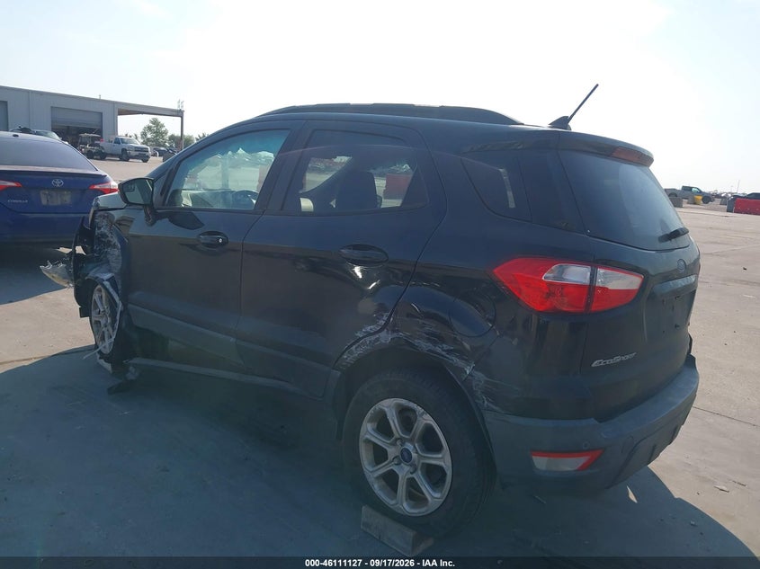 Vin: maj3p1te5jc169376, lot: 46610843, ford ecosport se 20183