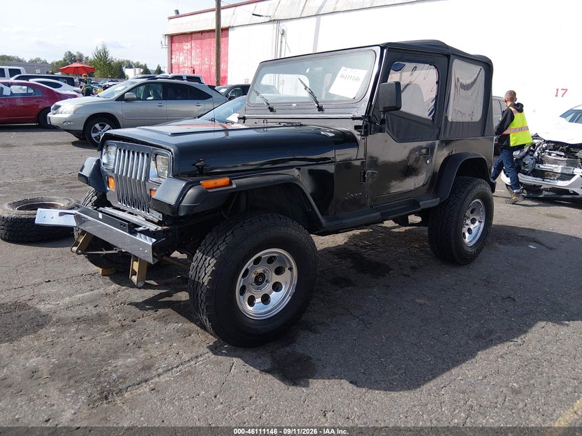 1995 Jeep Wrangler, Переворот, IAAI, VIN 1J4FY29S0SP276511 — фото 2