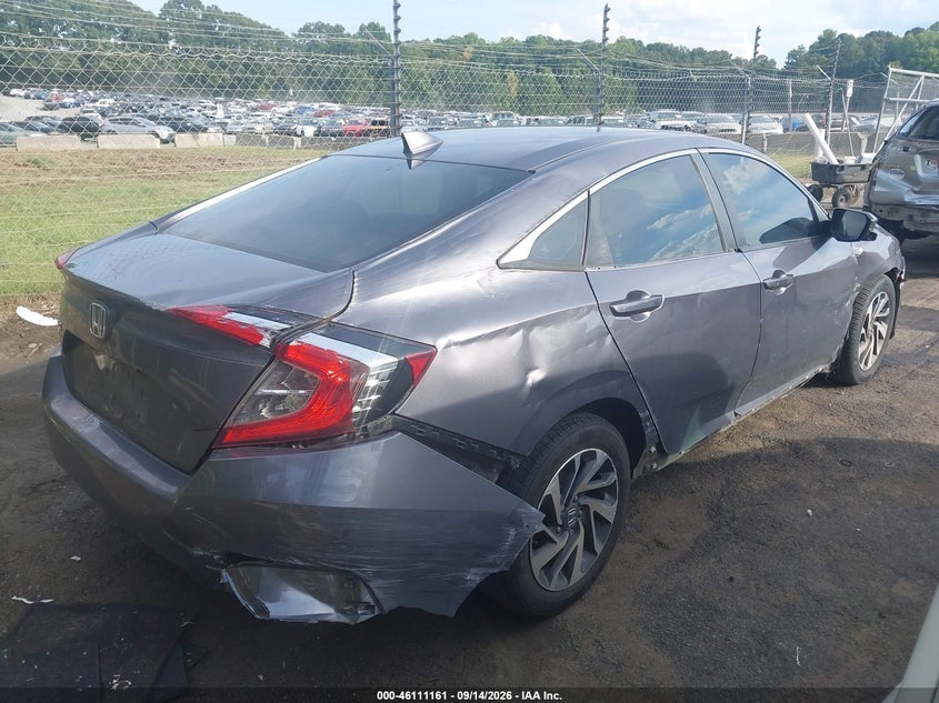 Vin: 19xfc2f74he035497, lot: 46610877, honda civic ex 20174