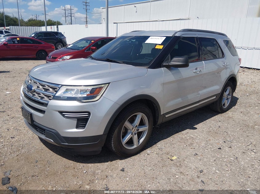 Vin: 1fm5k7d85jga79095, lot: 46610889, ford explorer xlt 20182