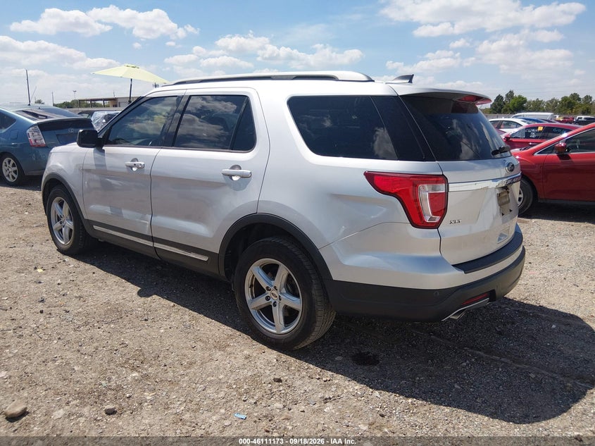Vin: 1fm5k7d85jga79095, lot: 46610889, ford explorer xlt 20183