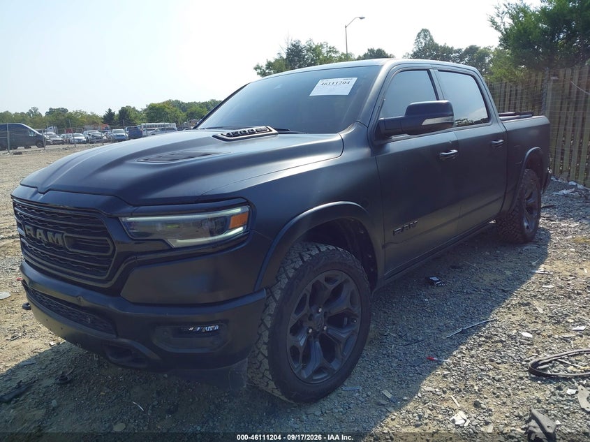 Vin: 1c6srfhtxmn563542, lot: 46610920, ram 1500 limited  4x4 5'7 box 20212