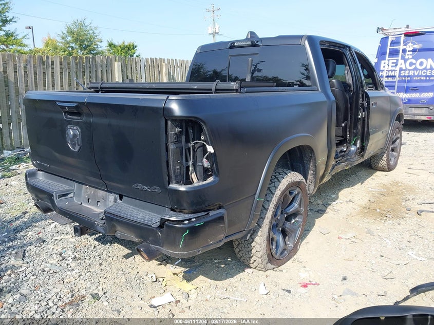 Vin: 1c6srfhtxmn563542, lot: 46610920, ram 1500 limited  4x4 5'7 box 20214