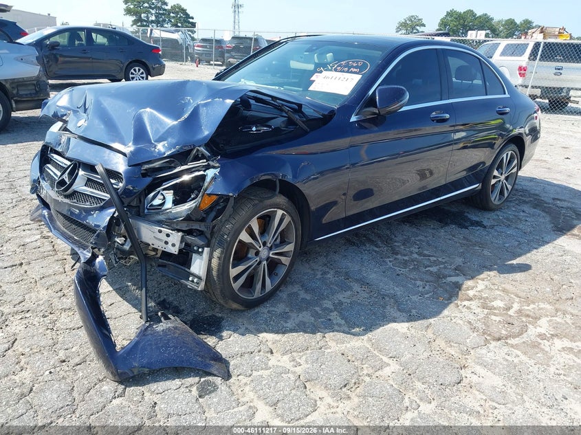 Vin: 55swf4kb8hu185098, lot: 46610933, mercedes-benz c 300 4matic/luxury 4matic 20172