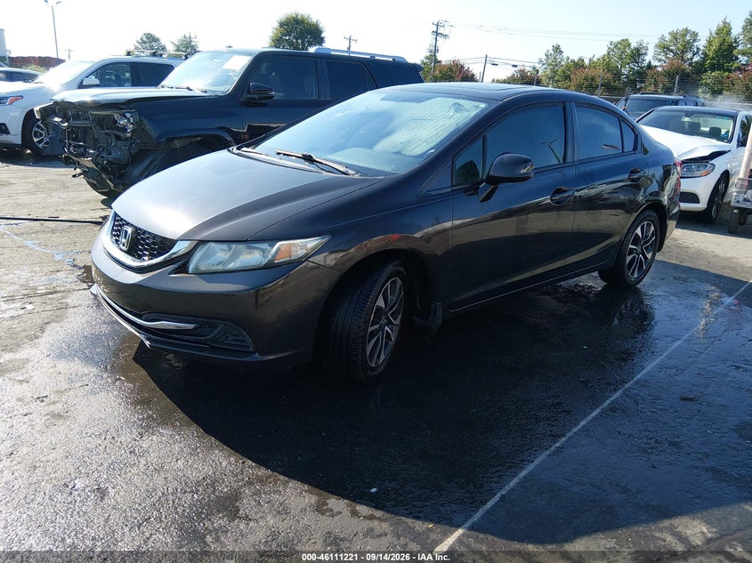 Vin: 2hgfb2f88dh532595, lot: 46610938, honda civic ex 20132