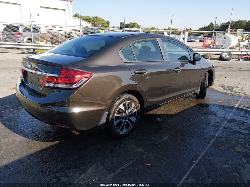 Vin: 2hgfb2f88dh532595, lot: 46610938, honda civic ex 20134