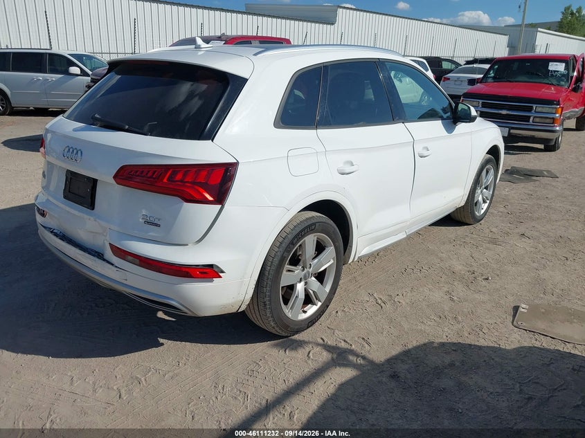 Vin: wa1anafy4j2233615, lot: 46610948, audi q5 2.0t premium/2.0t tech premium 20184