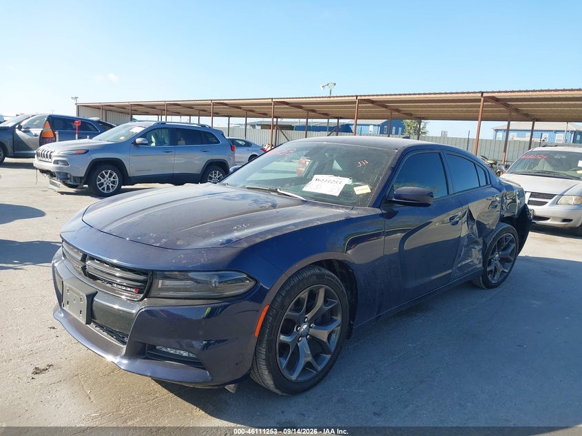 Vin: 2c3cdxhg1fh890206, lot: 46610969, dodge charger sxt 20152