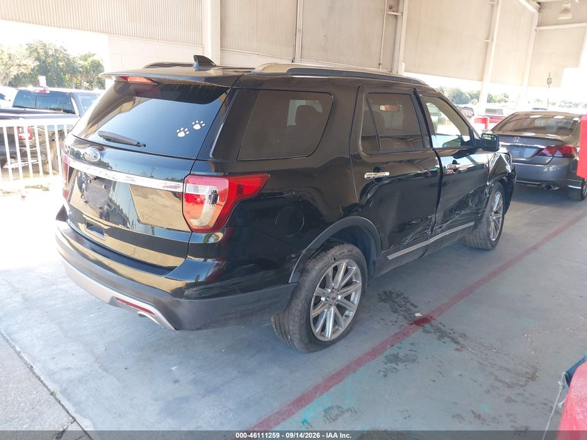 Vin: 1fm5k7f84hgc34064, lot: 46610975, ford explorer limited 20174