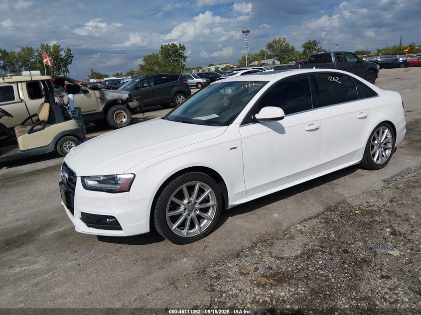 Vin: waubfafl7gn001669, lot: 46610978, audi a4 2.0t premium 20162