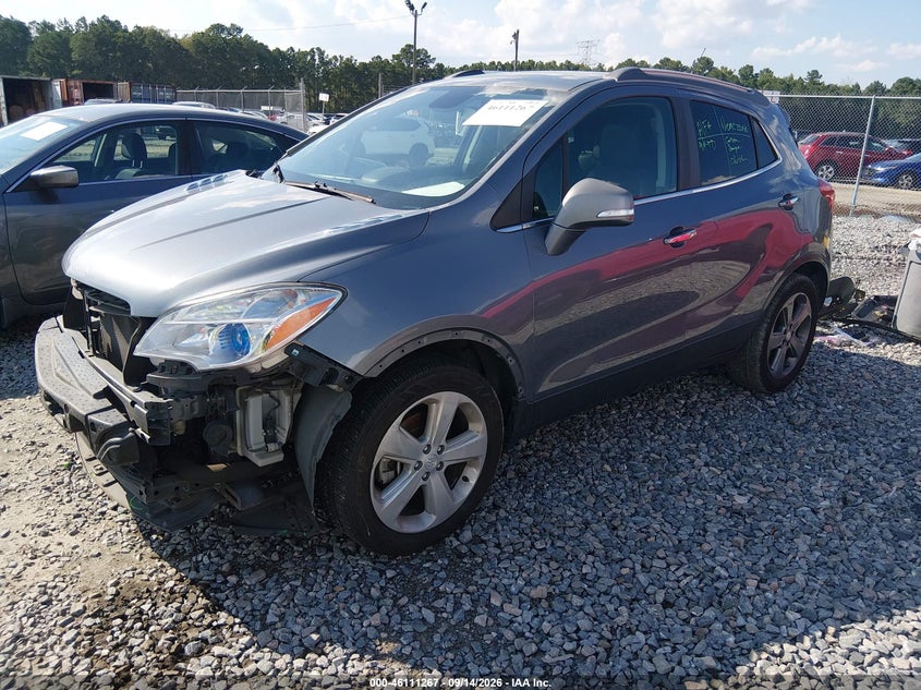 Vin: kl4cjasb0eb717313, lot: 46610983, buick encore 20142