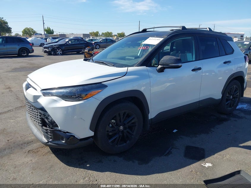 Vin: 7mufbabg6sv079619, lot: 46611015, toyota corolla cross hybrid nightshade edition 20252