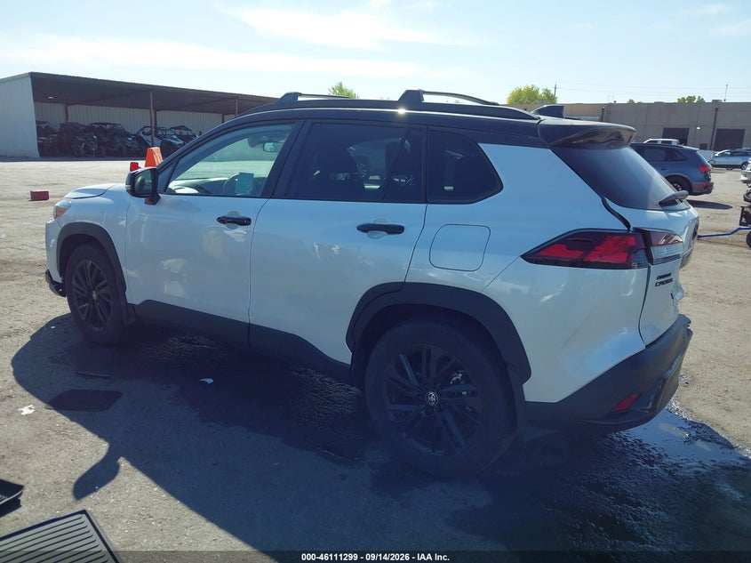 Vin: 7mufbabg6sv079619, lot: 46611015, toyota corolla cross hybrid nightshade edition 20253